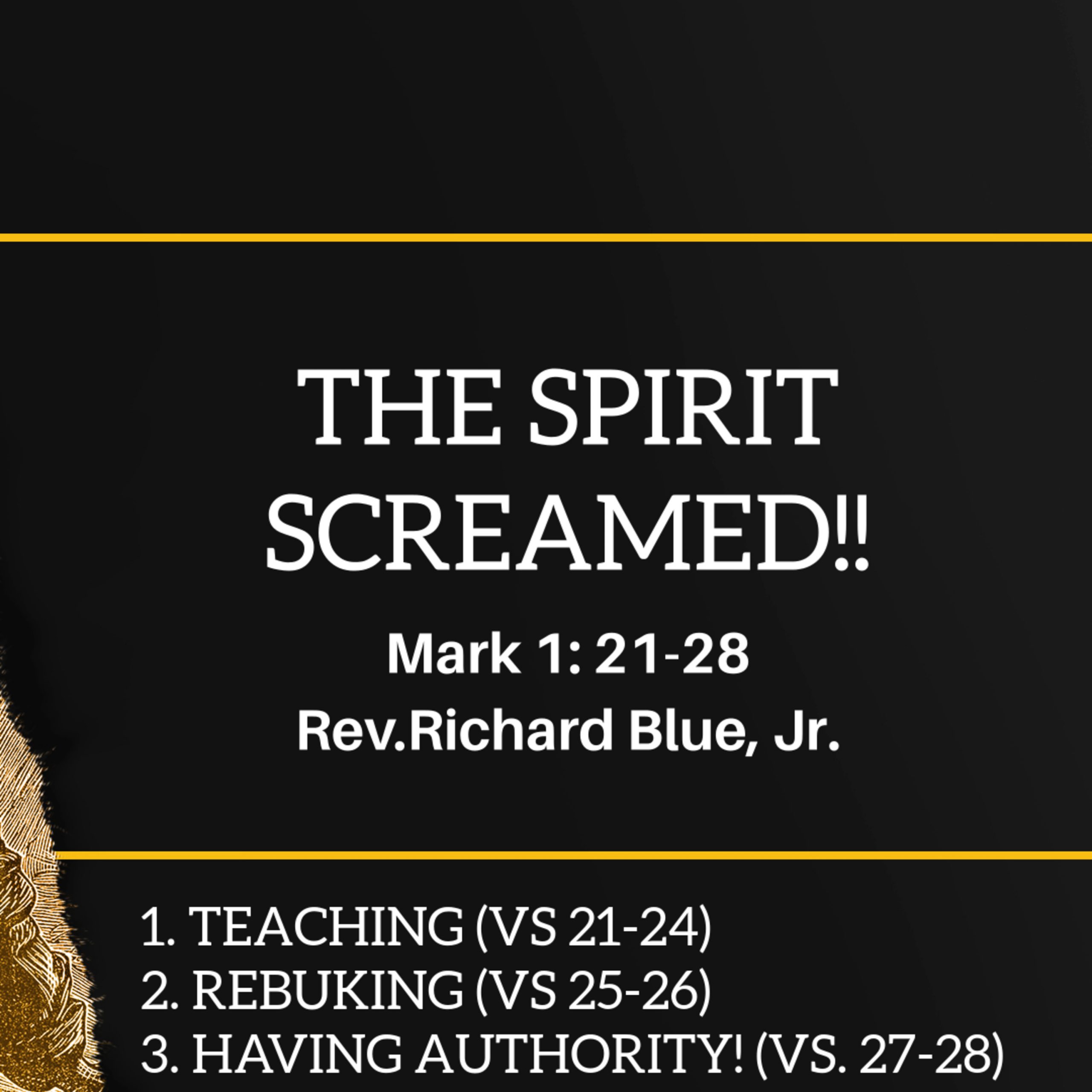 You are currently viewing The Spirit Screamed!